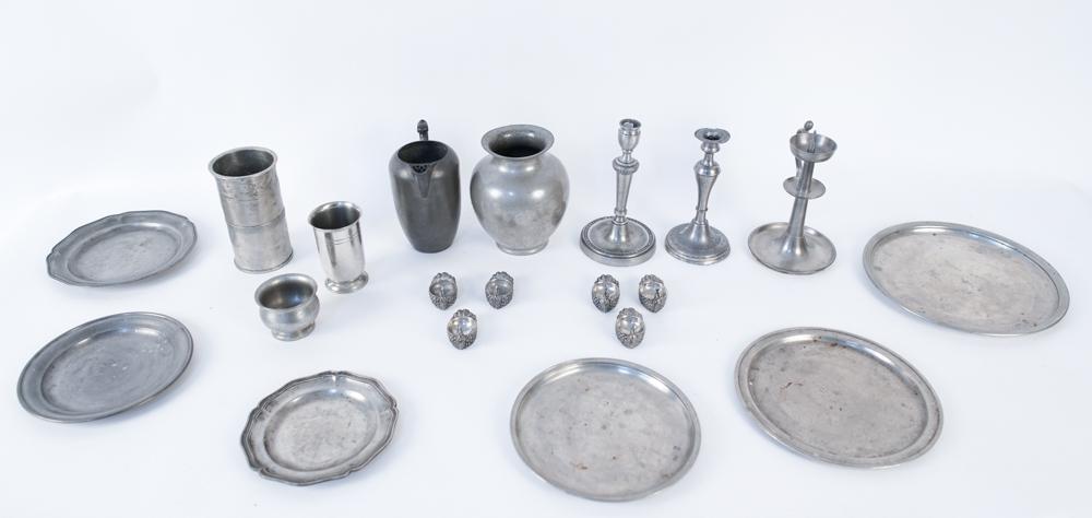 (20) PEWTER GROUPING (1 of 19)