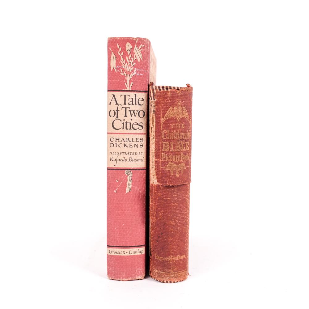 (2) VINTAGE & ANTIQUE BOOKS INCL. CHARLES DICKENS (1 of 20)