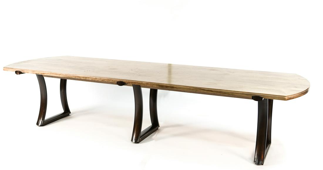 DONGHIA LARGE WOODEN DINING TABLE (1 of 11)