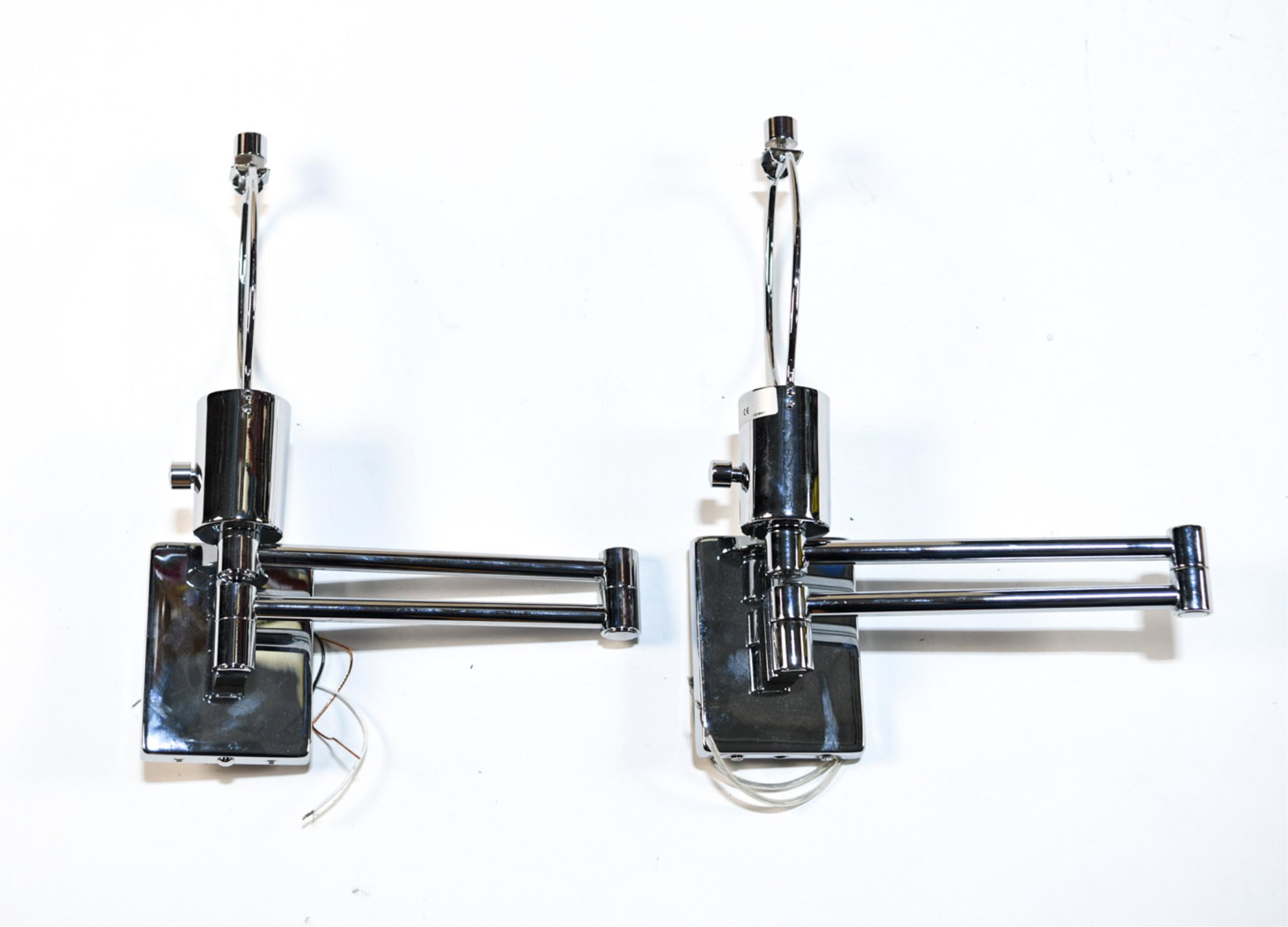 PAIR OF HANSEN SWING ARM SCONCES (1 of 10)