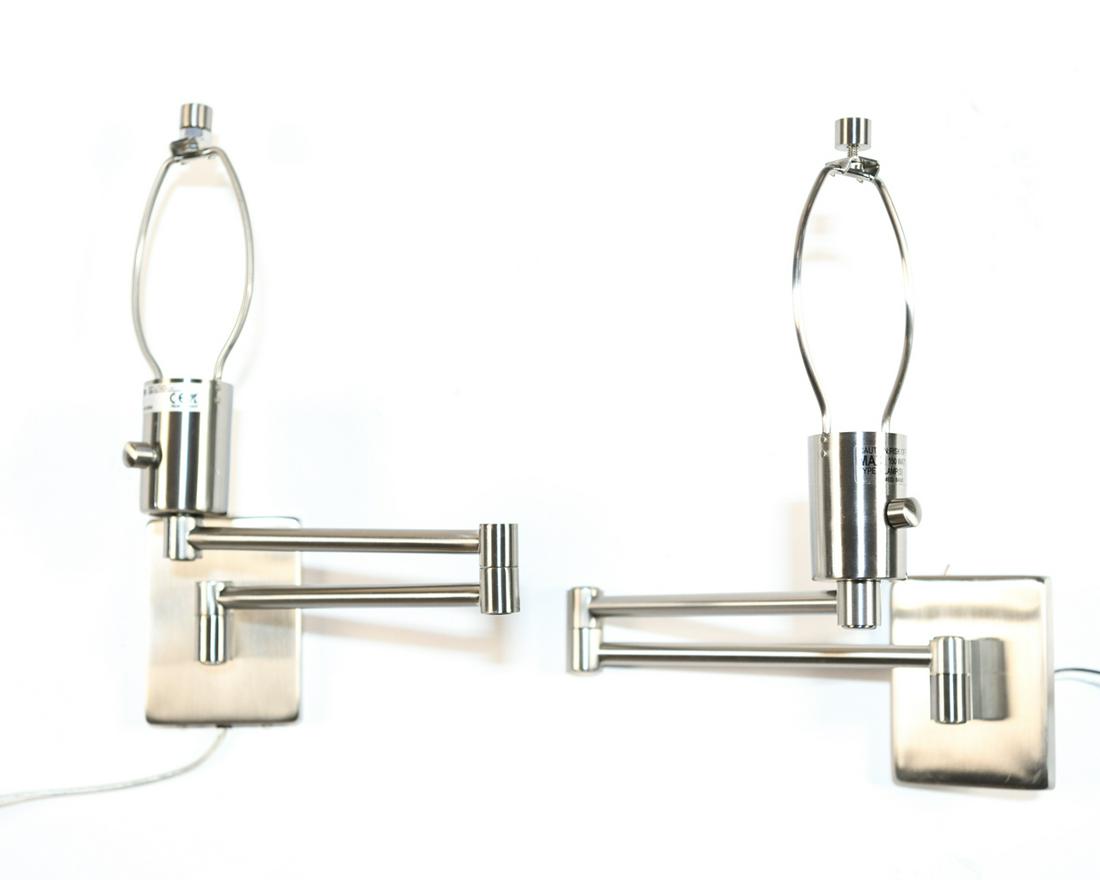 PAIR OF HANSEN SWING ARM SCONCES (1 of 11)