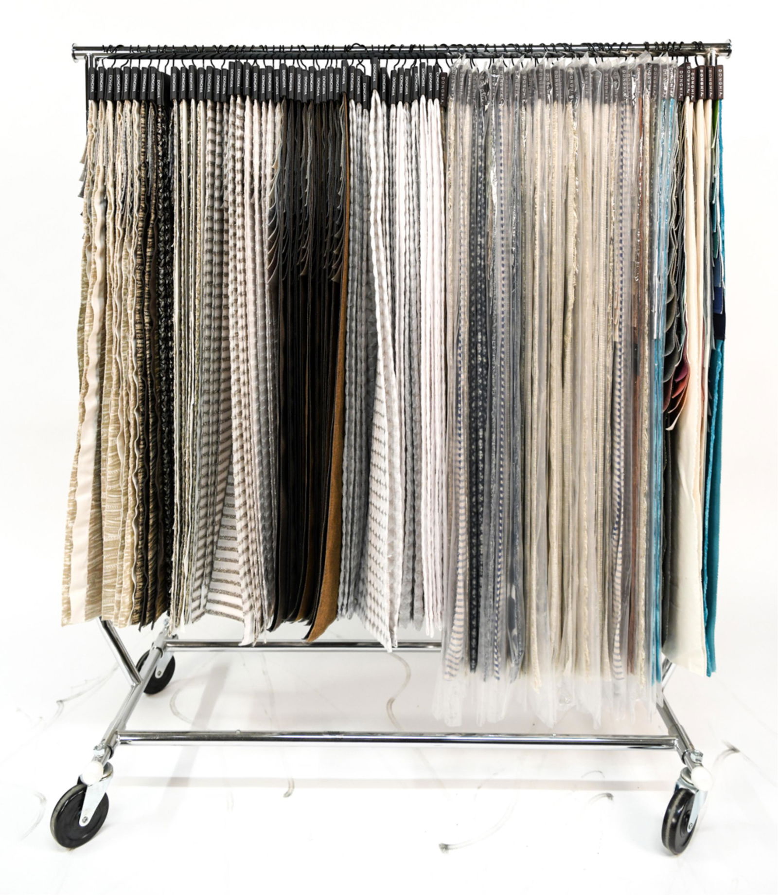 ROLLING RACK OF DONGHIA FABRIC SAMPLES (1 of 14)