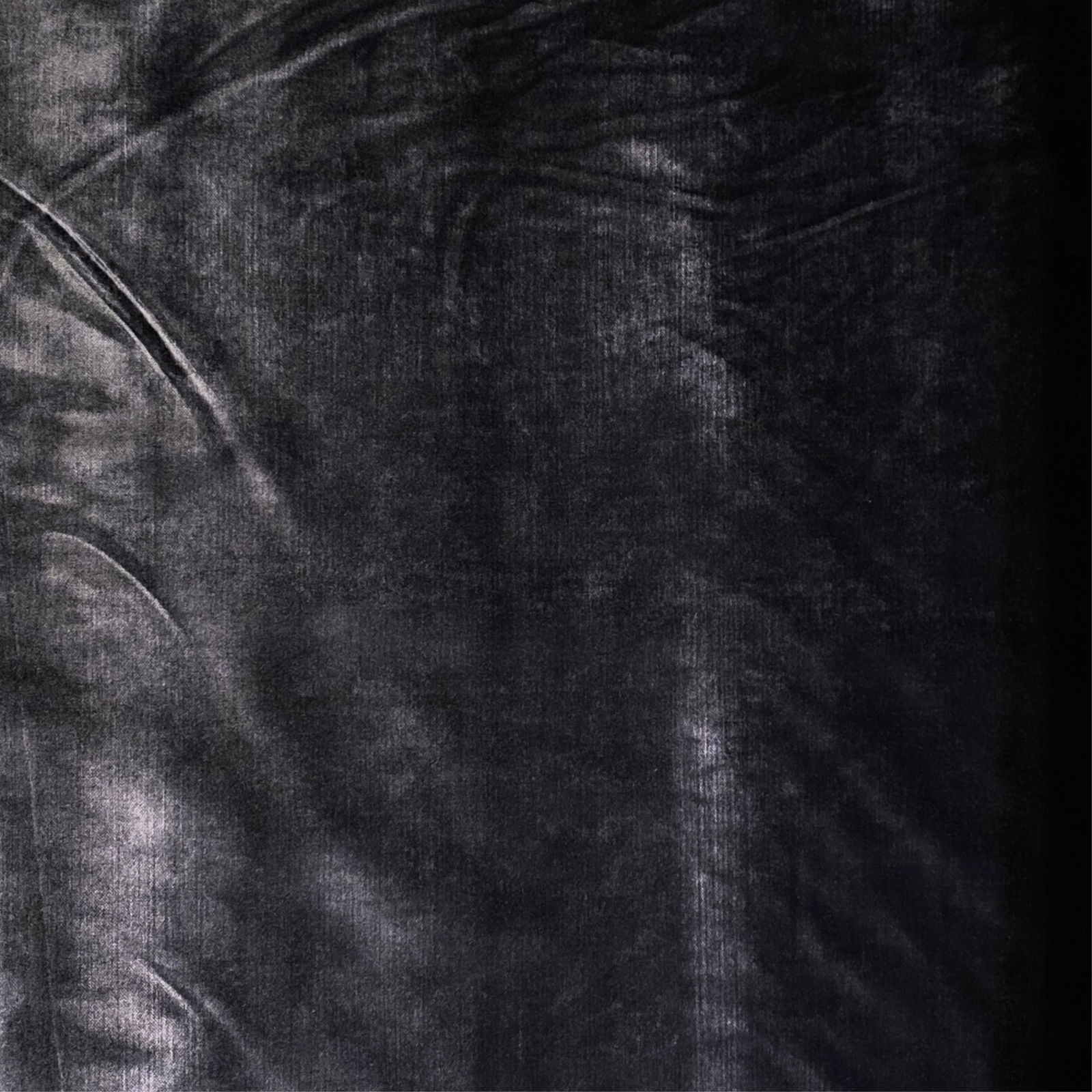 DARK GRAY VELVET BOLT OF FABRIC (1 of 4)