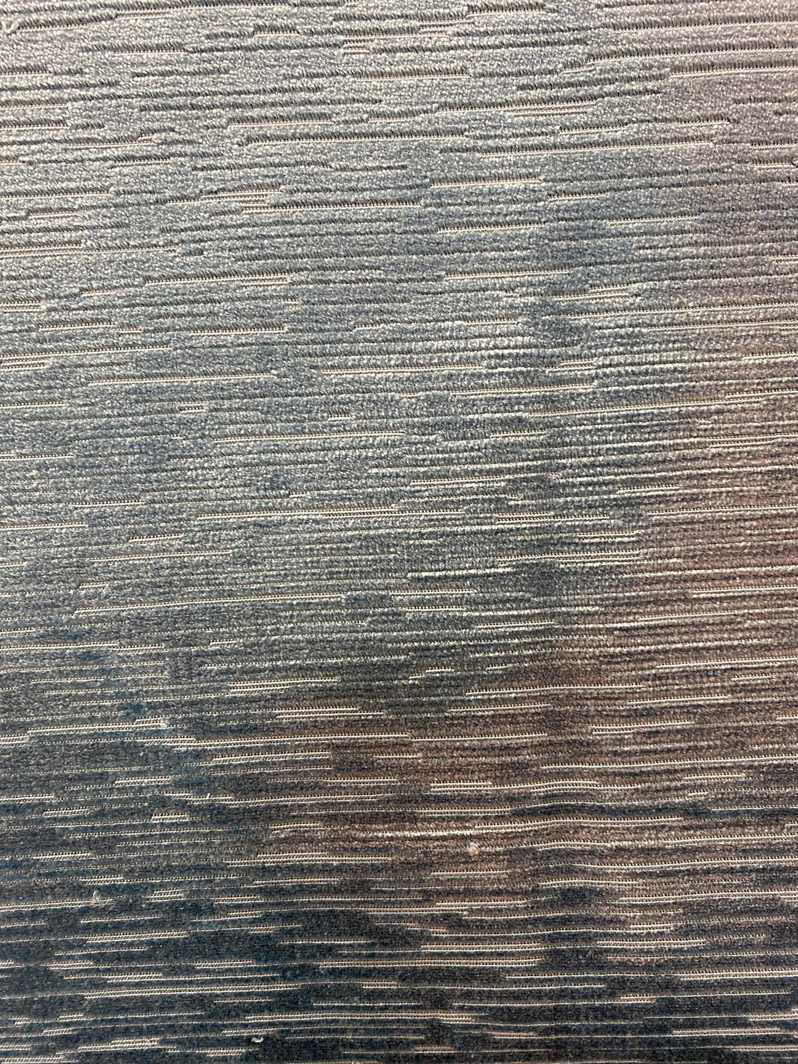 LULU DK LLC BELGIAN BOLT OF FABRIC 30+ YDS: Color: Ocean. 86% spun rayon, 14% polyester. Dimensions: 30.86 yards. Condition: As found.