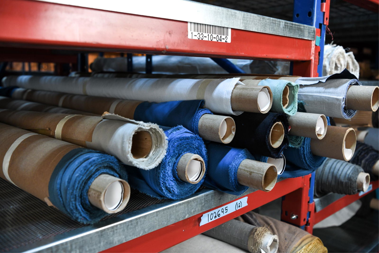 (12) GROUPING OF DONGHIA VELVET FABRIC (1 of 8)