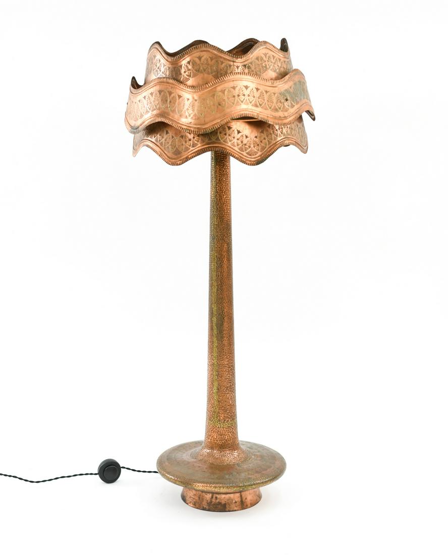 HAMMERED COPPER FLOOR LAMP (1 of 13)
