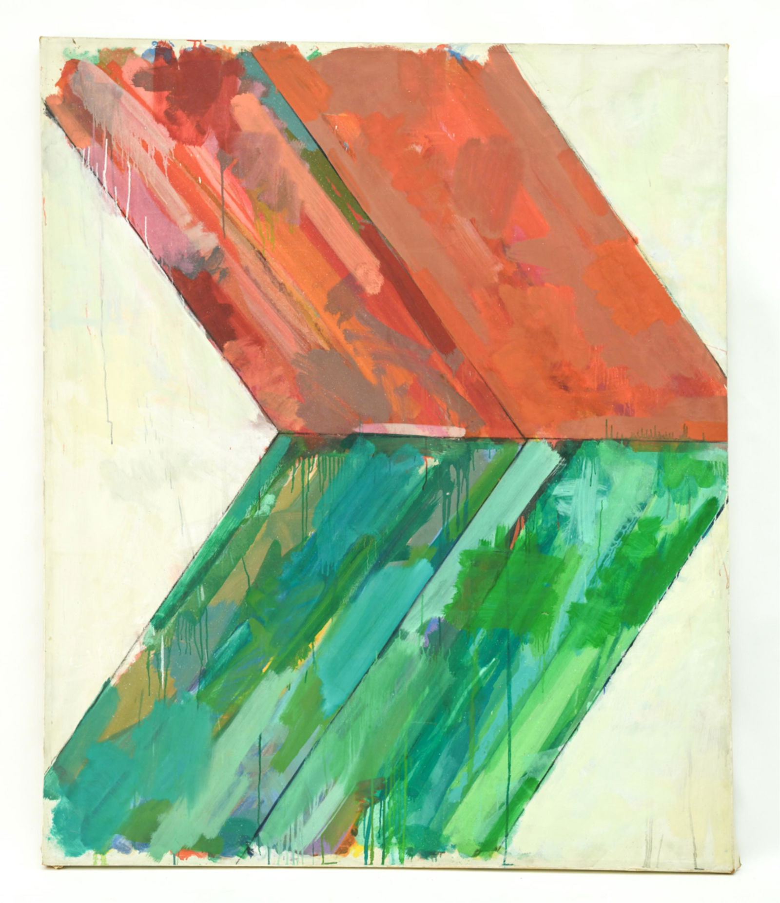 JOHN SIMPSON (AMERICAN) LARGE ABSTRACT 1964 (1 of 9)