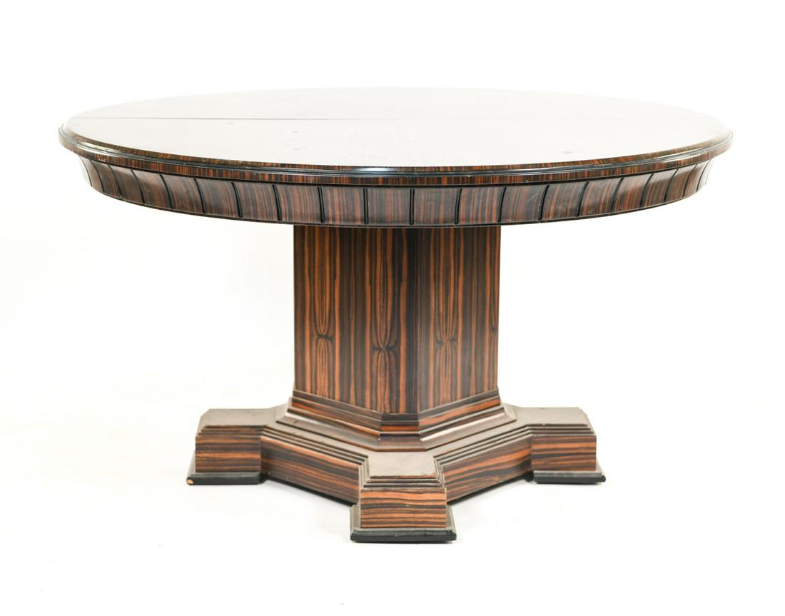ART DECO STYLE PEDESTAL DINING TABLE (1 of 15)