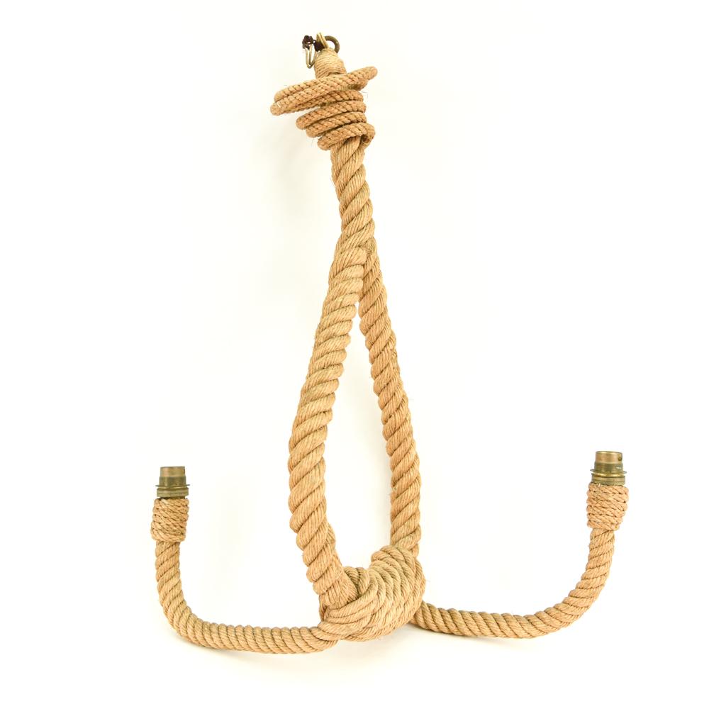 1960'S FRENCH ROPE CHANDELIER BY AUDOUX MINET (1 of 11)