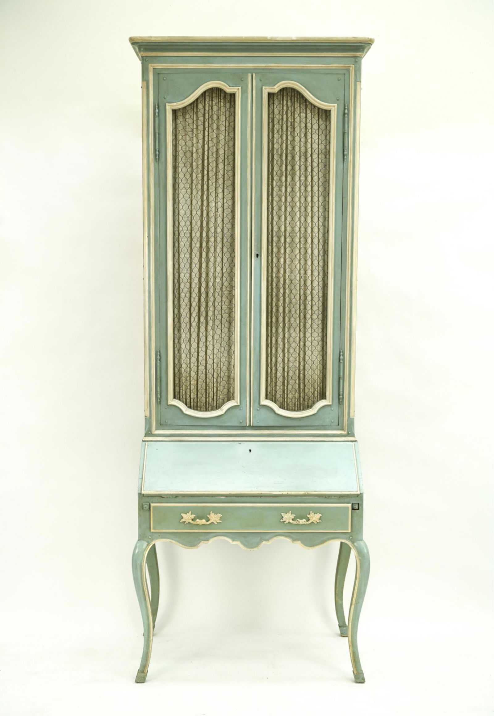 VINTAGE FRENCH STYLE SECRETARY DESK CABINET (1 of 11)