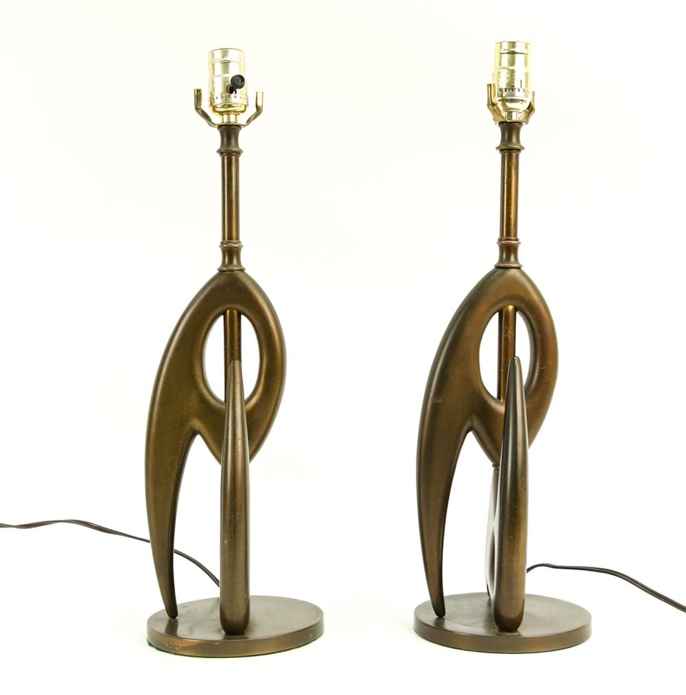 MID-CENTURY SCULPTURAL TABLE LAMPS (1 of 14)