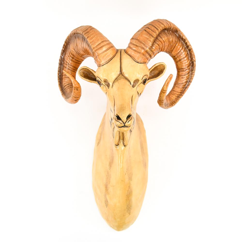 SERGIO BUSTAMANTE PAPER MACHE RAM (1 of 12)