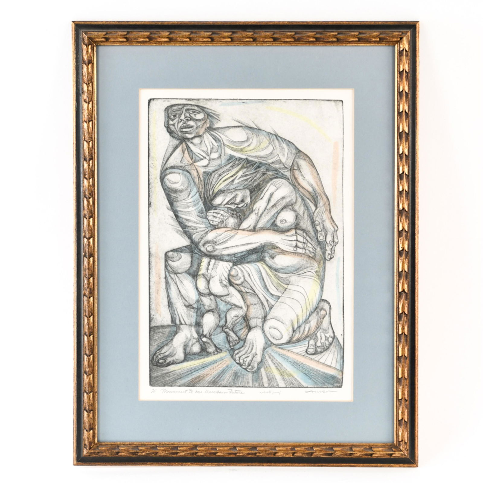 IRVING AMEN (NY/FL, 1918-2007) ENGRAVING (1 of 12)