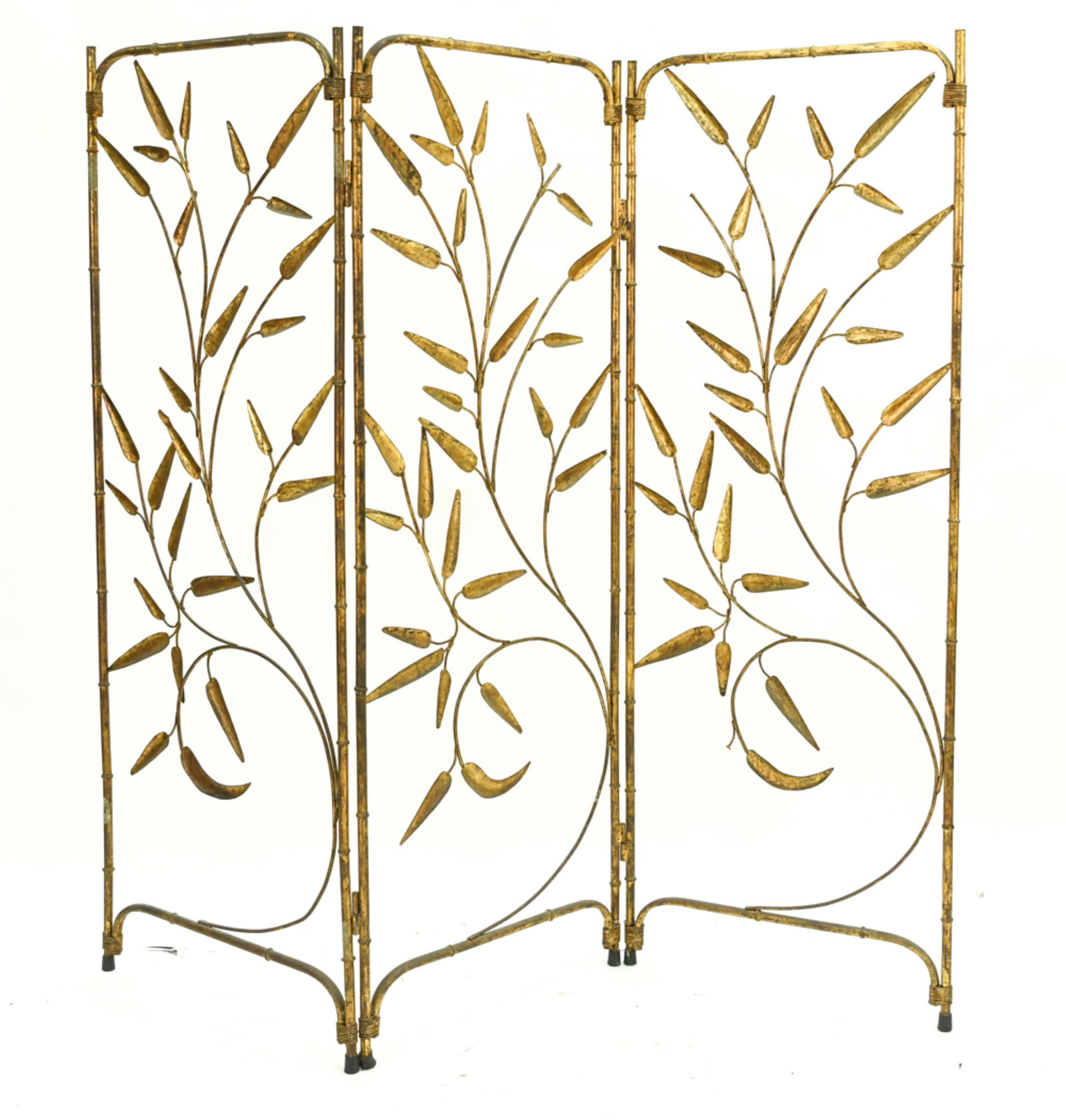 3 PANEL FAUX BAMBOO METAL SCREEN (1 of 13)