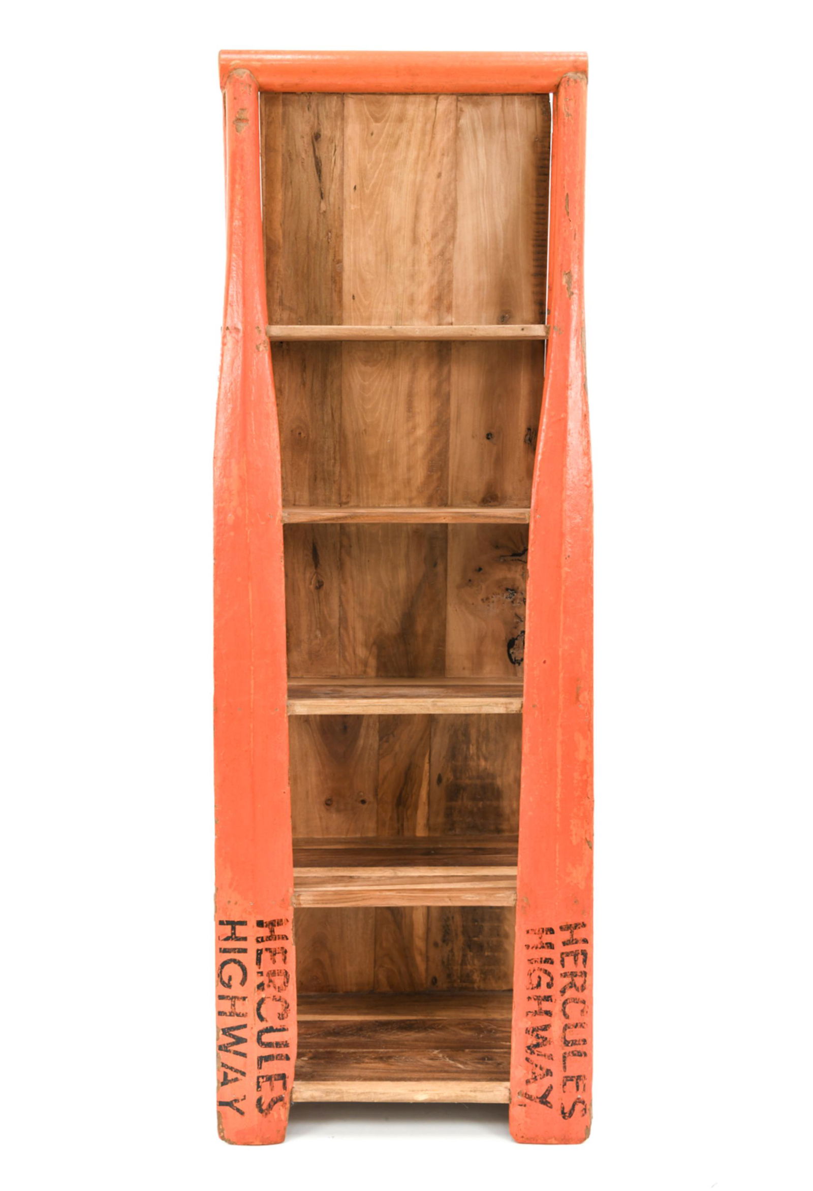 RECLAIMED WOOD & OAR BOOKSHELF ETAGERE (1 of 19)