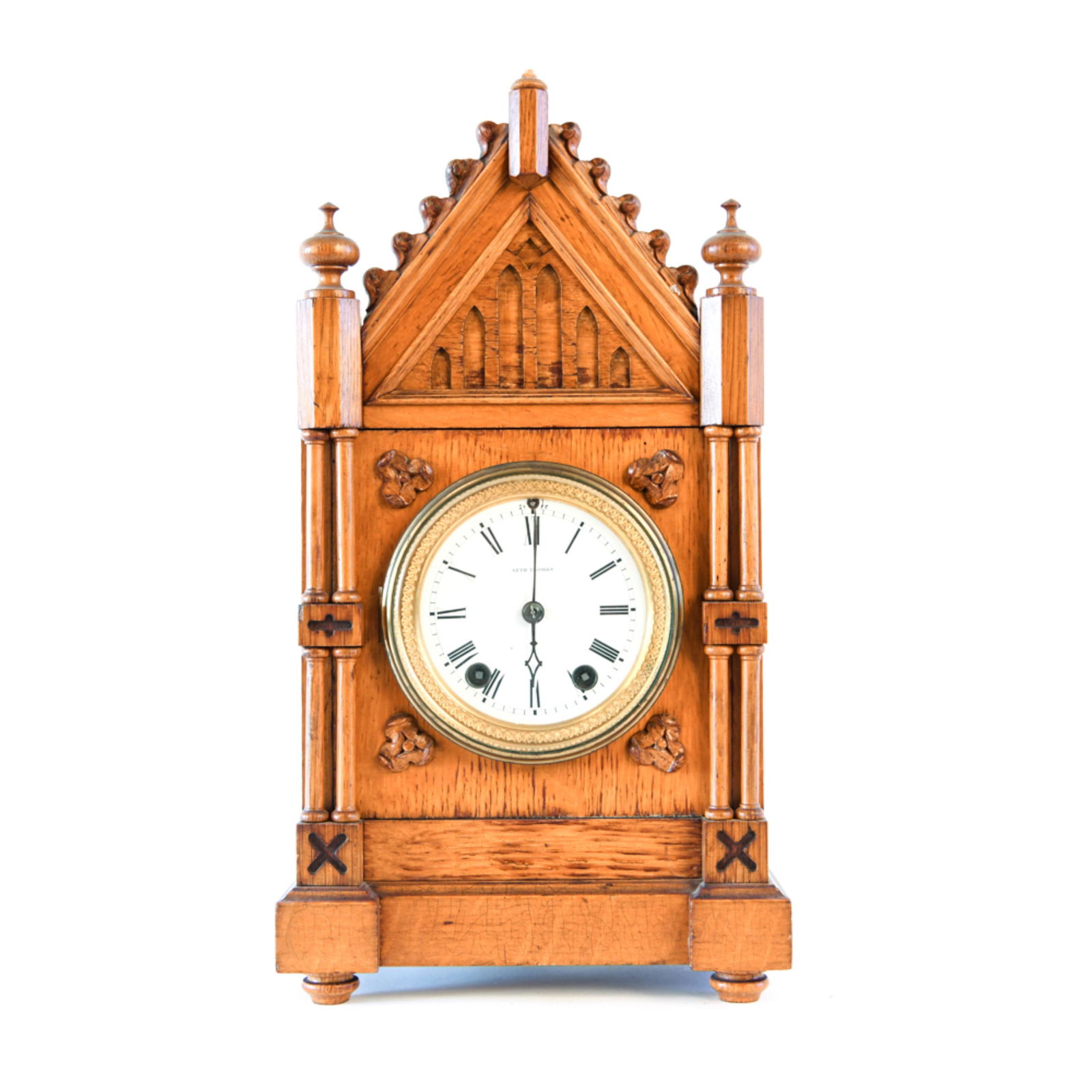 SETH THOMAS GOTHIC STYLE CLOCK (1 of 12)
