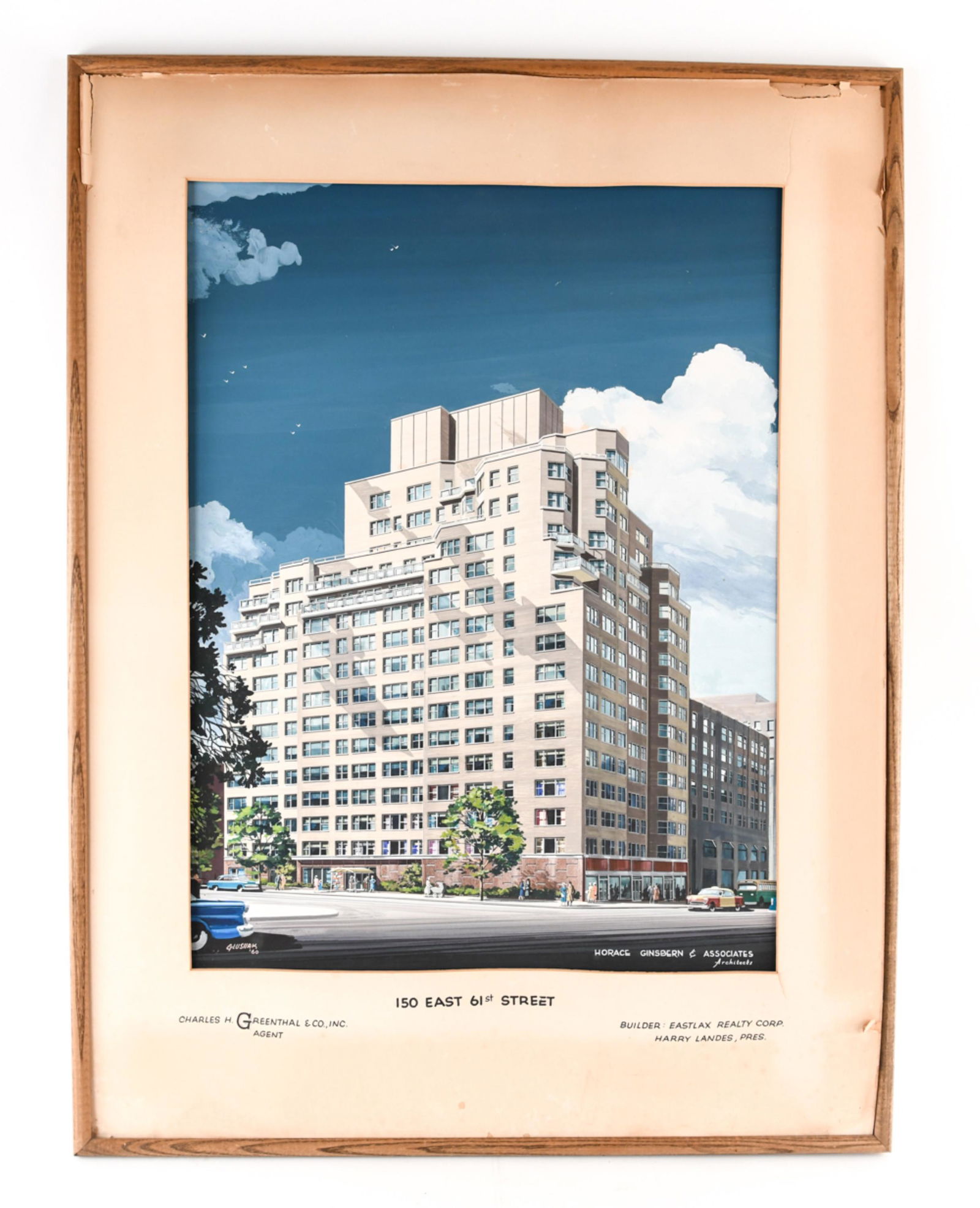 NYC 1960 ARCHITECTURAL GOUACHE (1 of 20)