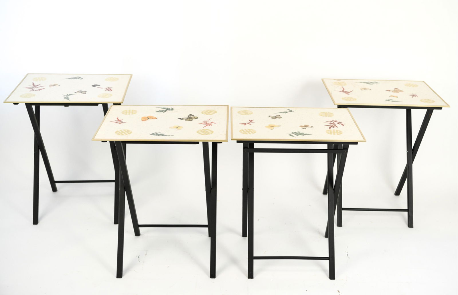 (4) MID-CENTURY TRAY TABLES (1 of 6)