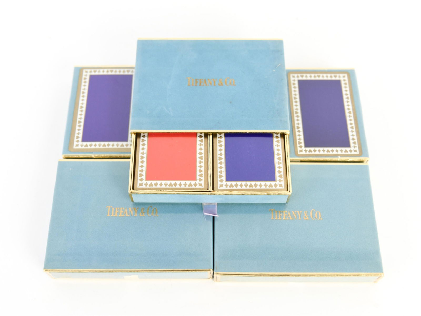 (5) VINTAGE TIFFANY & CO. PLAYING CARD SETS (1 of 8)