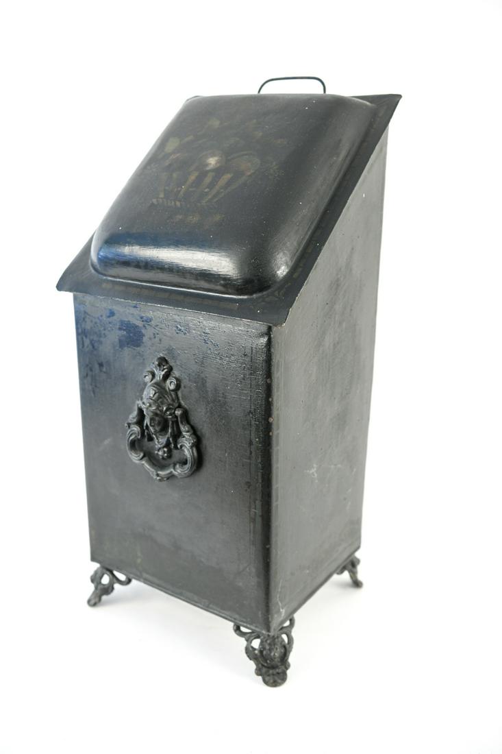 TOLE COAL SCUTTLE (1 of 10)