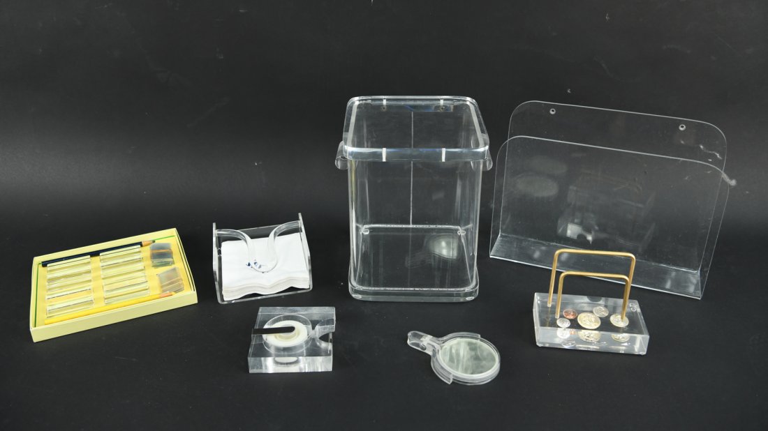 MID-CENTURY LUCITE GROUPING (1 of 13)