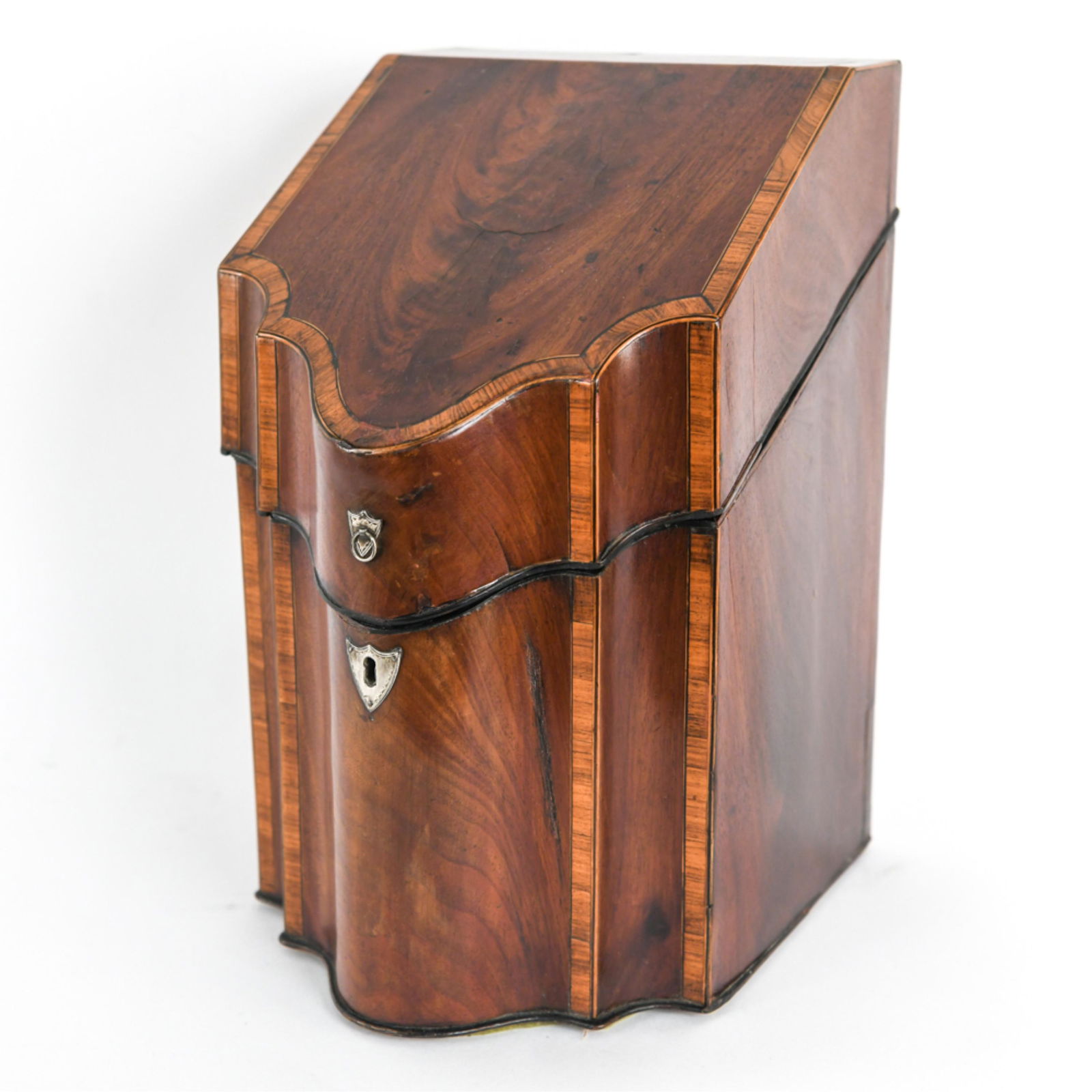 ENGLISH INLAID KNIFE BOX (1 of 13)