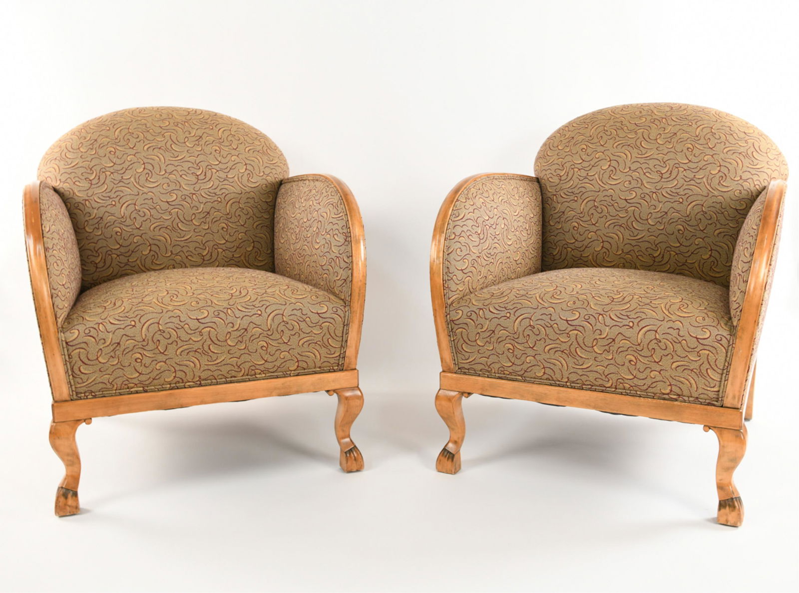 PAIR OF SWEDISH ART DECO LOUNGE CHAIRS (1 of 12)