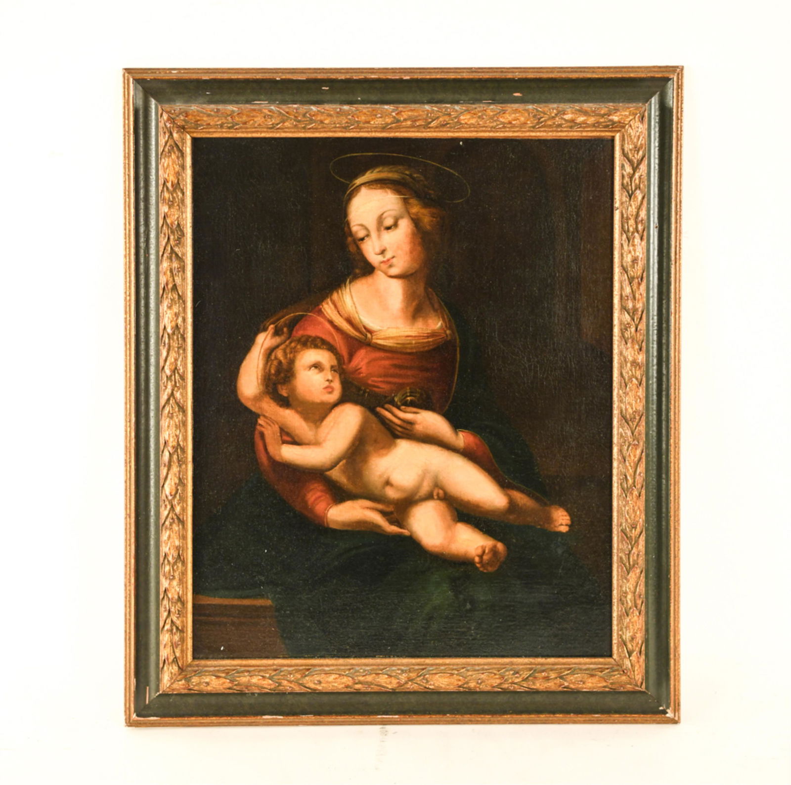 AFTER RAPHAEL SANZIO THE BRIDGEWATER MADONNA O/C (1 of 8)