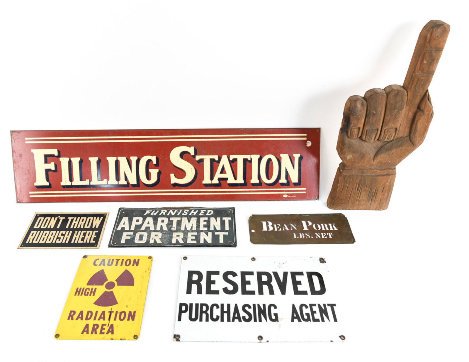 VINTAGE SIGN GROUPING (1 of 9)