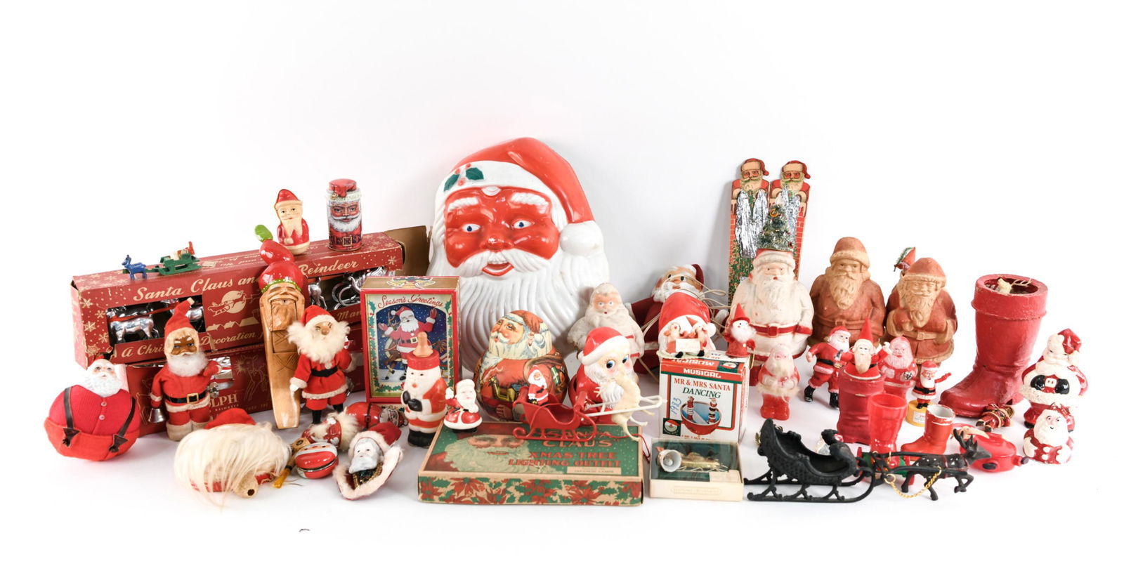 VINTAGE CHRISTMAS SANTAS GROUPING (1 of 15)