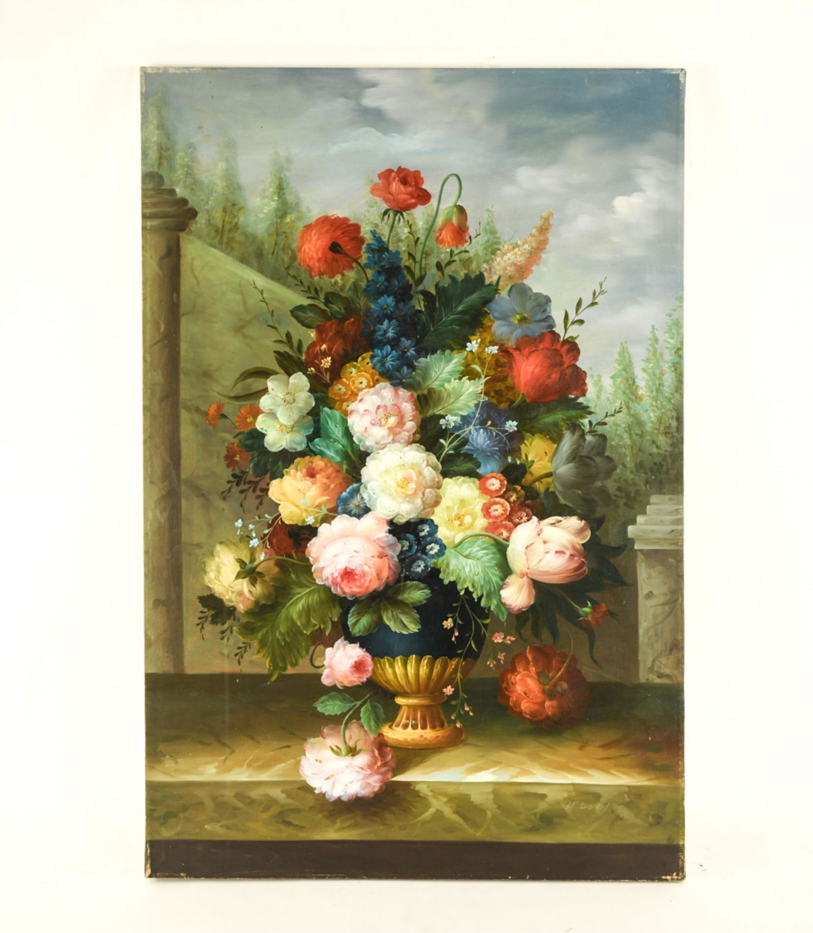 FLORAL STILL LIFE O/C (1 of 12)