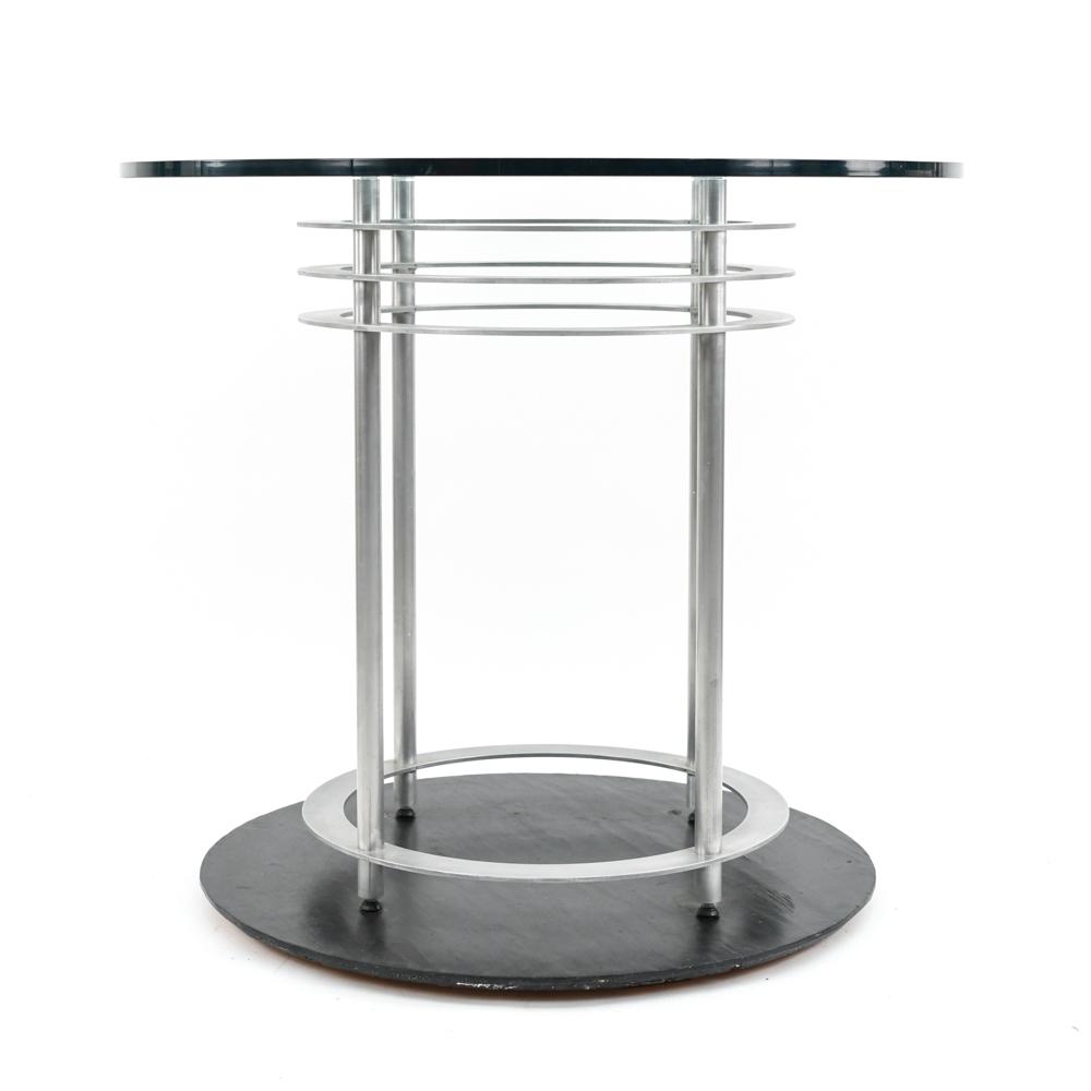 ART DECO ALUMNIUM CENTER TABLE (1 of 10)