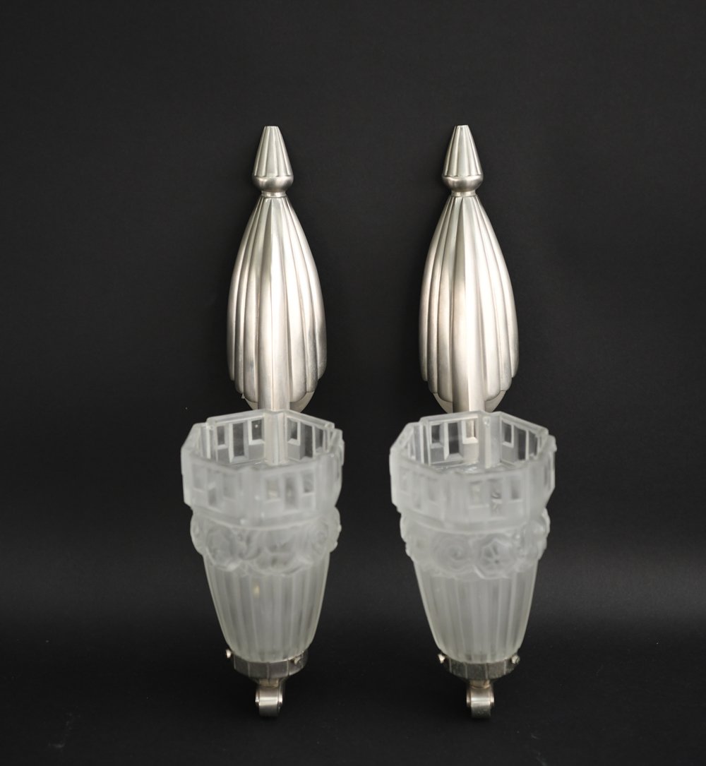 PAIR OF ART DECO STYLE SCONCES (1 of 8)
