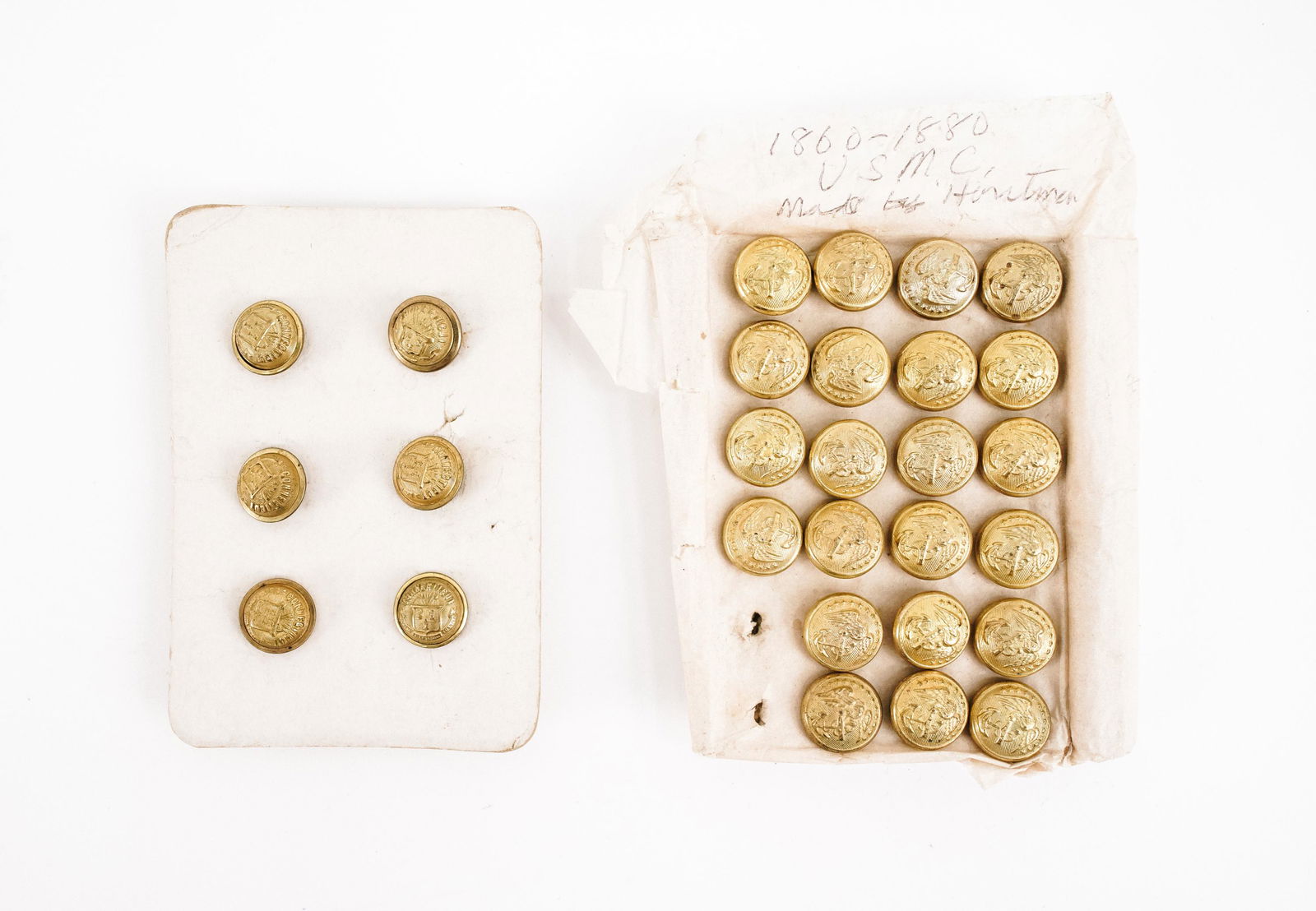 GROUPING OF MILITARY BUTTONS (1 of 10)