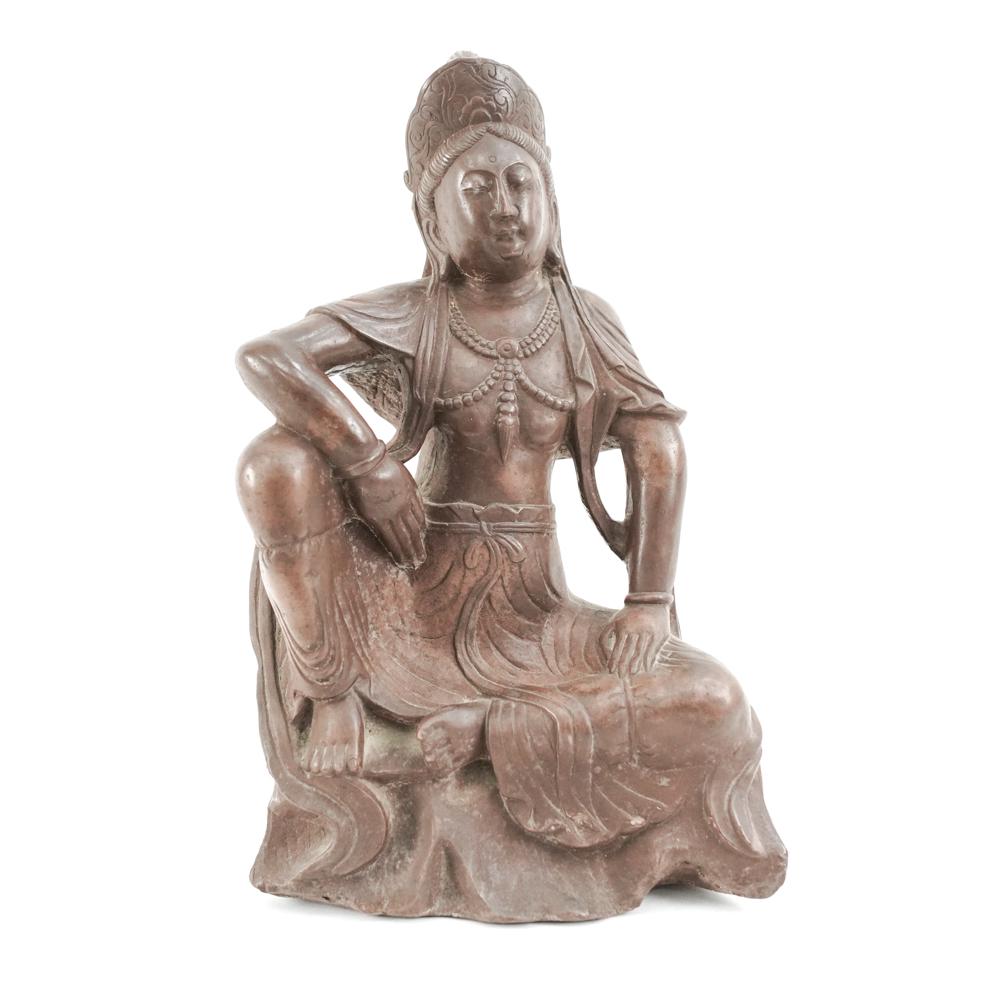 CERAMIC QUANYIN SCULPTURE (1 of 10)