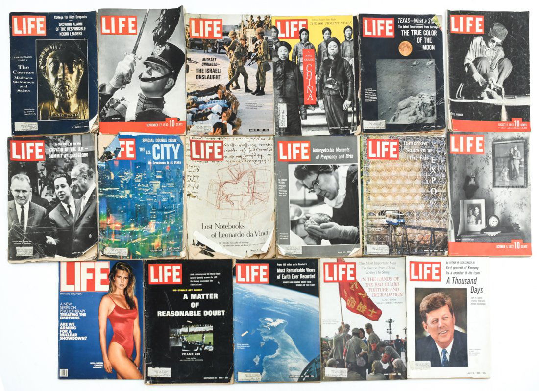 GROUPING OF LIFE MAGAZINES (1 of 20)