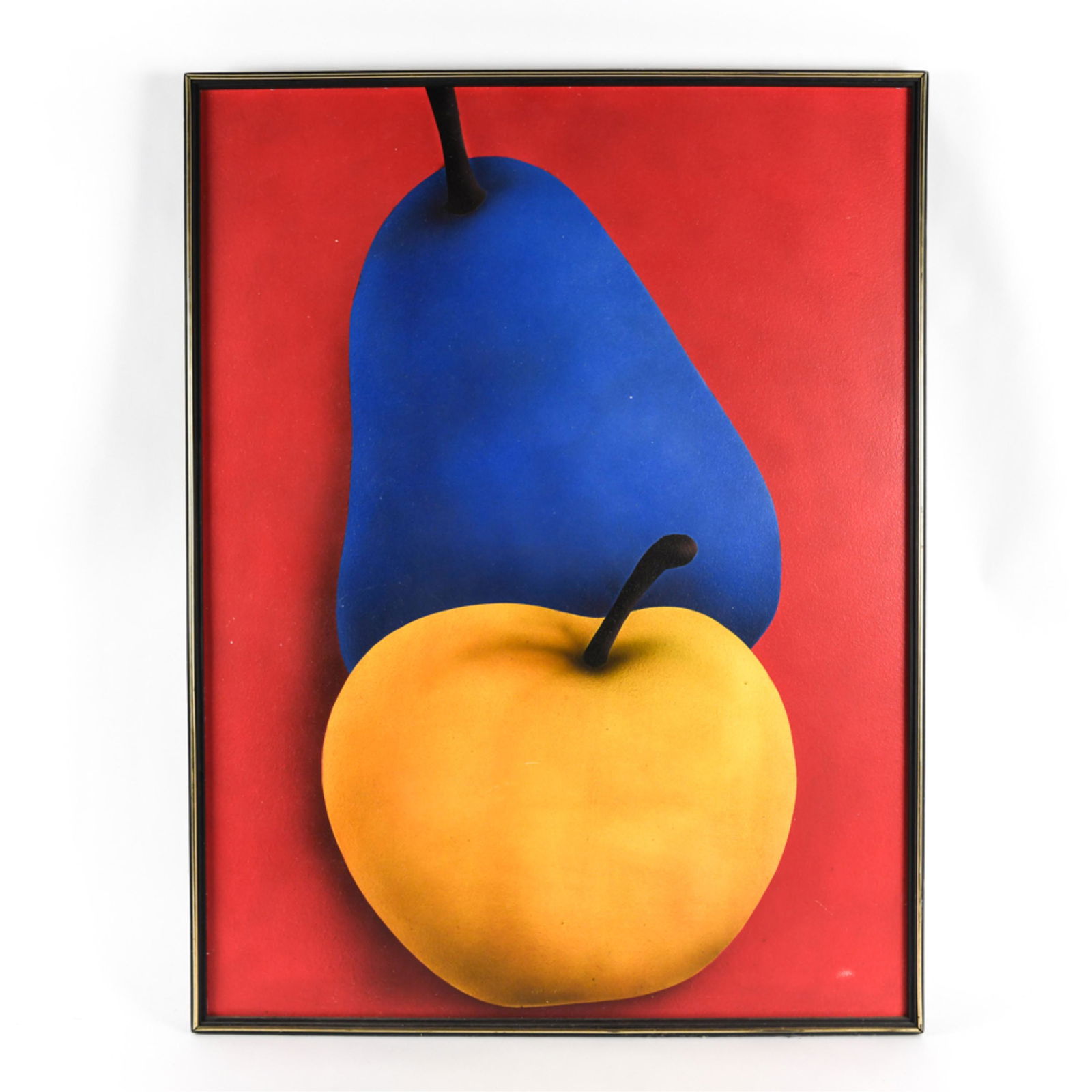 1969 POP ART APPLE & PEAR BY DONA (1 of 9)