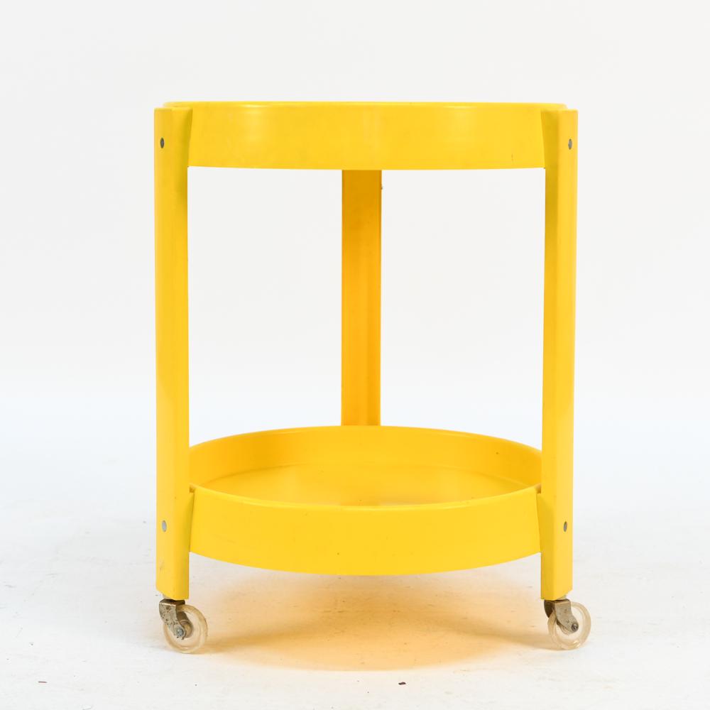 ROLLING PLASTIC TWO TIER CART (1 of 7)