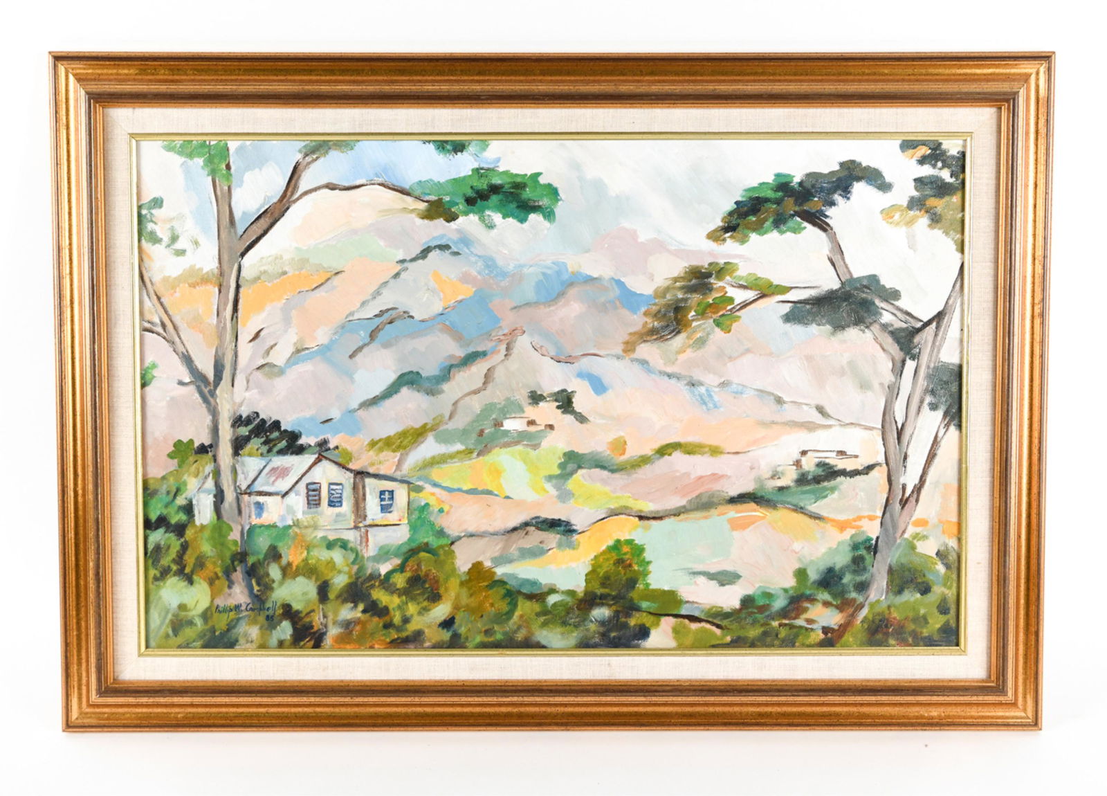 PHILLIP W. CAMPBELL, JAMAICAN (20TH CENTURY) O/C (1 of 10)