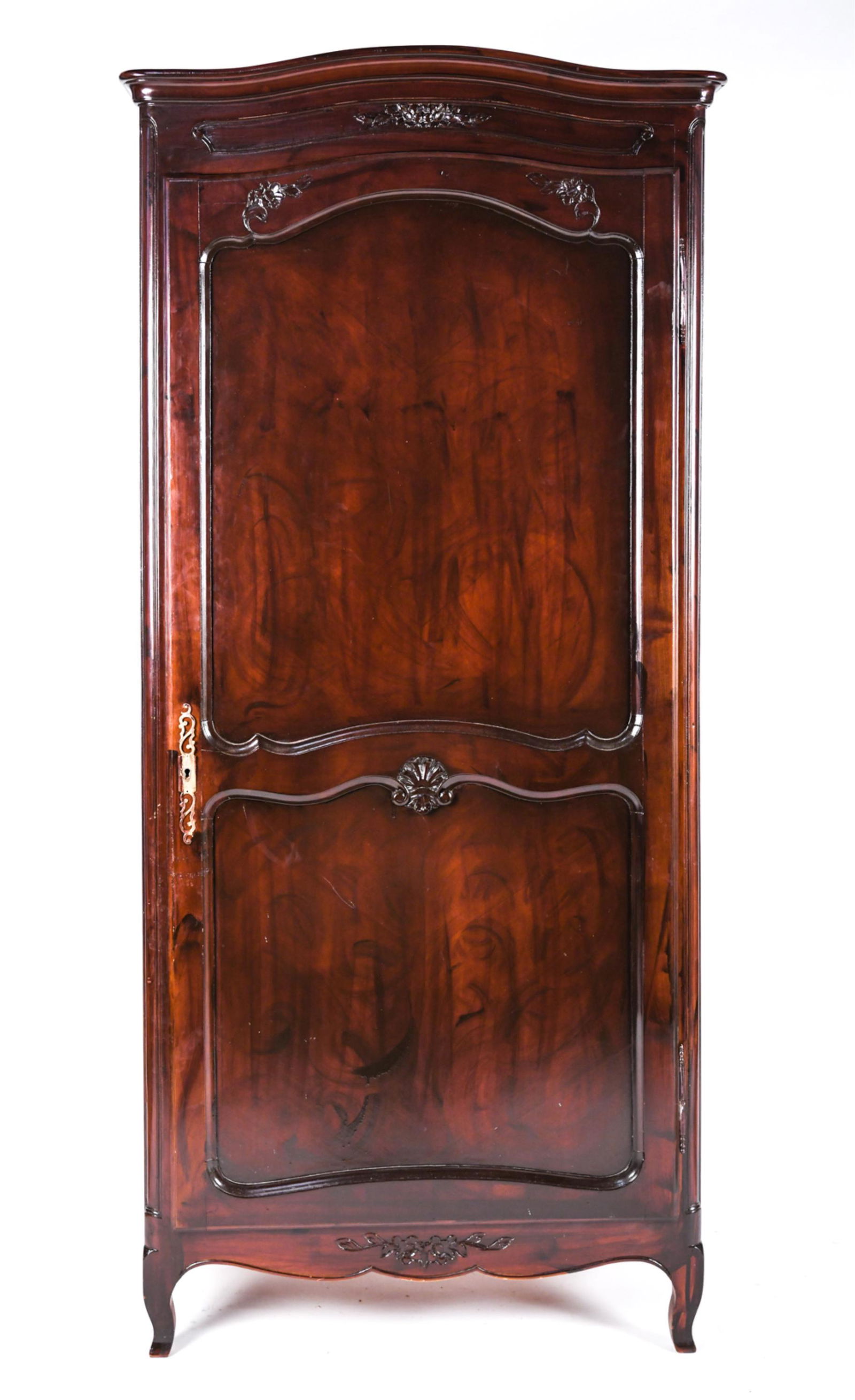 FRENCH PROVINCIAL STYLE LINEN PRESS ARMOIRE CAB (1 of 11)