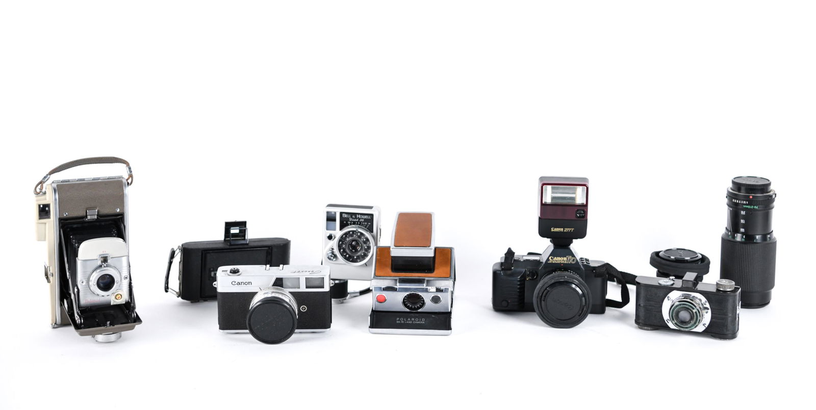 GROUPING OF VINTAGE CAMERAS (1 of 10)
