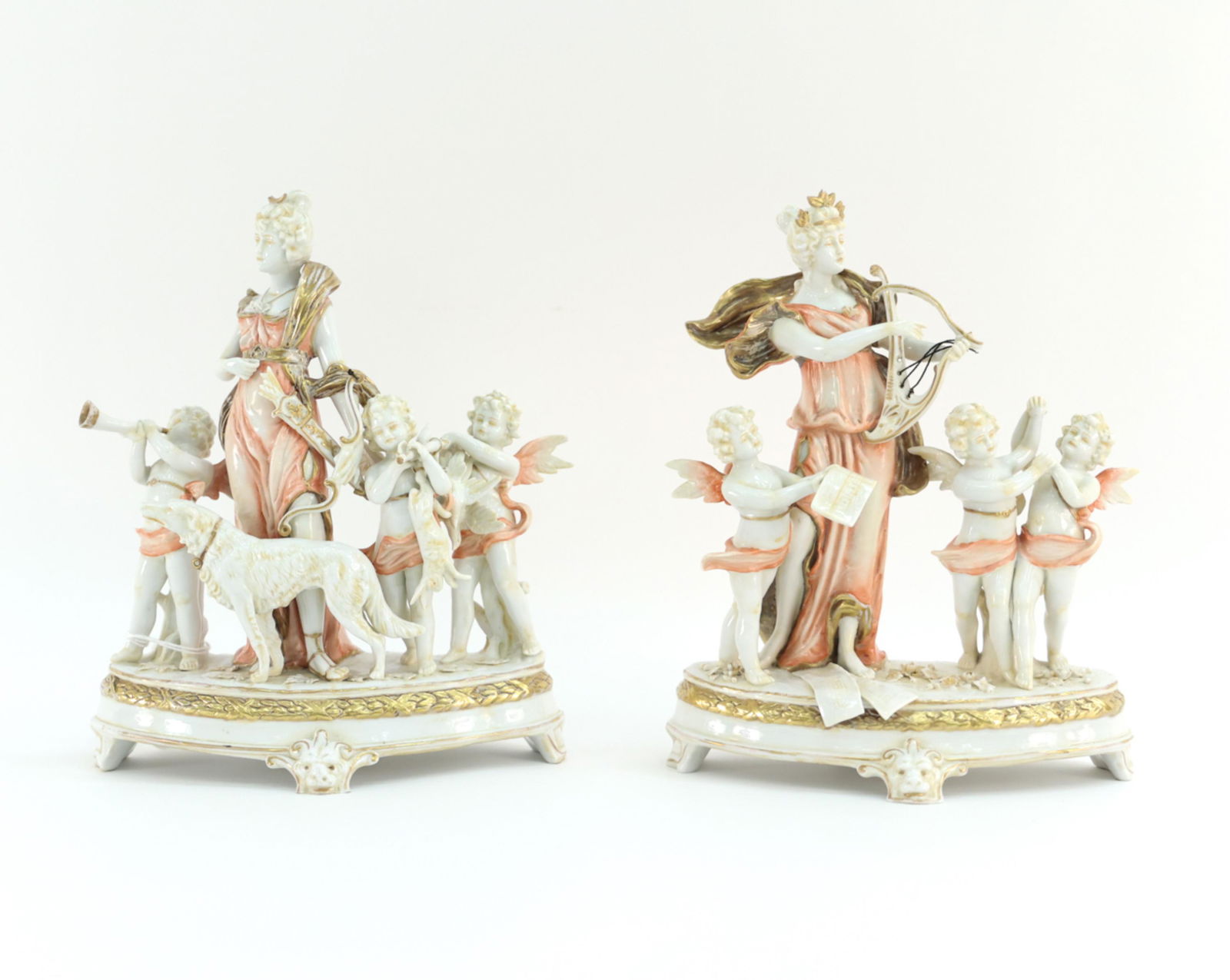 (2) SITZENDORF PORCELAIN FIGURINES (1 of 20)