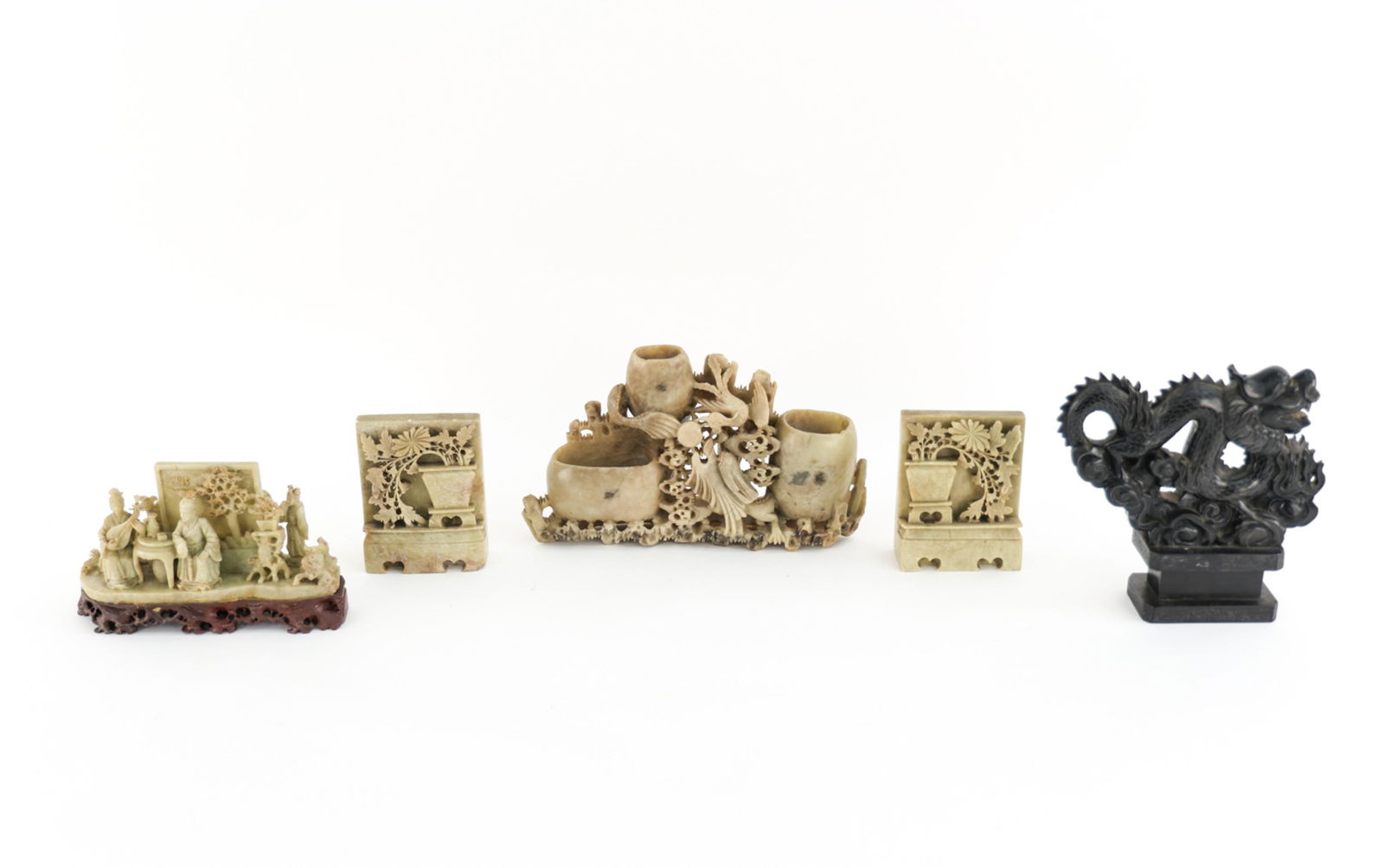 CHINESE SOAPSTONE GROUPING (1 of 20)