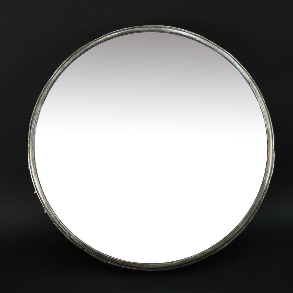 RAISED GALLERY MIRRORED PLATEAU TRAY (1 of 7)