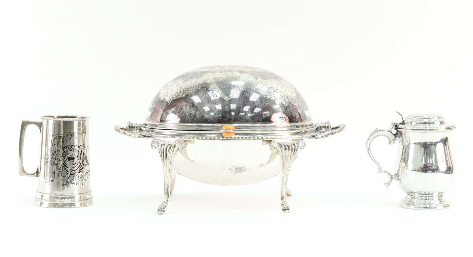 GROUPING INCL. SILVERPLATE, PEWTER, ETC. (1 of 20)