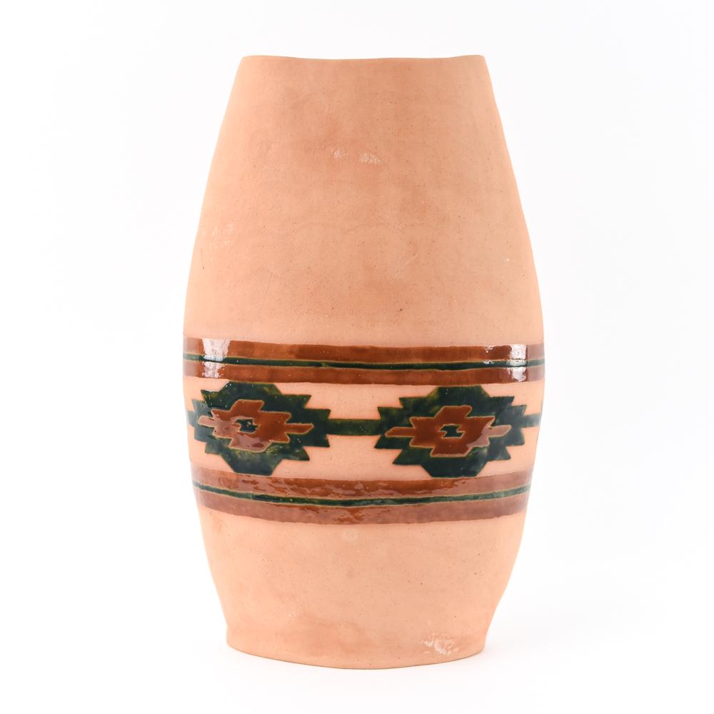 GABRIELA DARQUEA, LARGE GLAZED TERRACOTTA VASE (1 of 11)