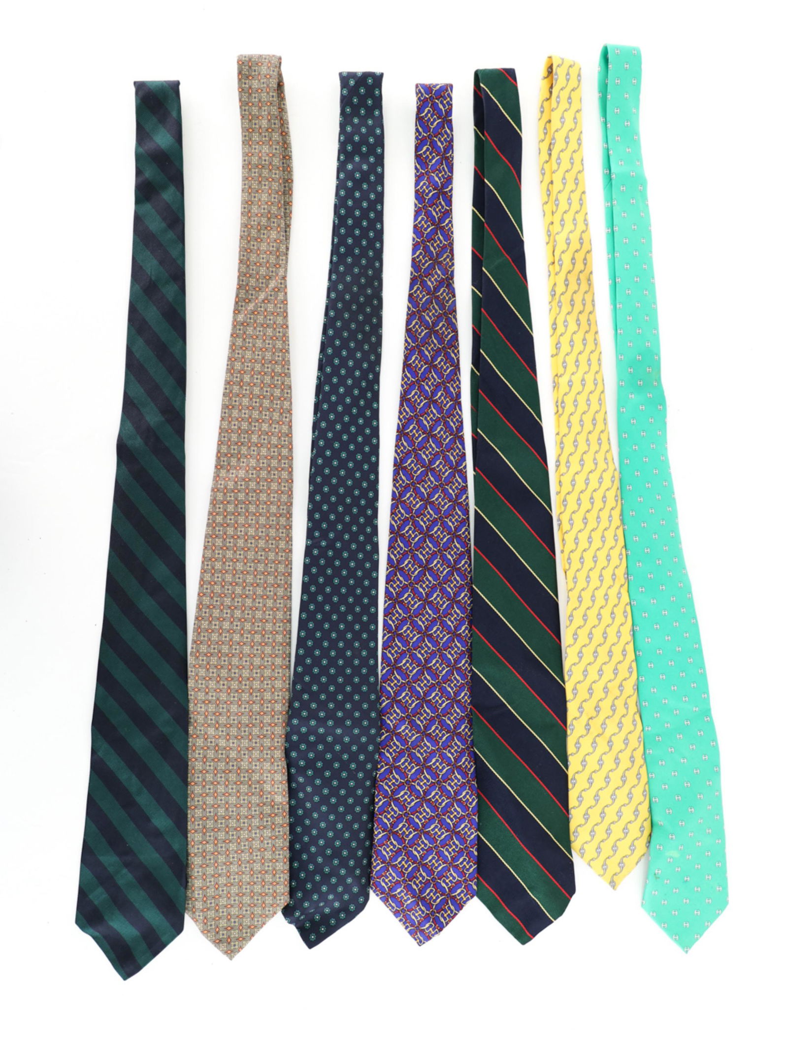 DESIGNER TIES INCLUDING HERMÈS & BROOKS BROS (1 of 13)