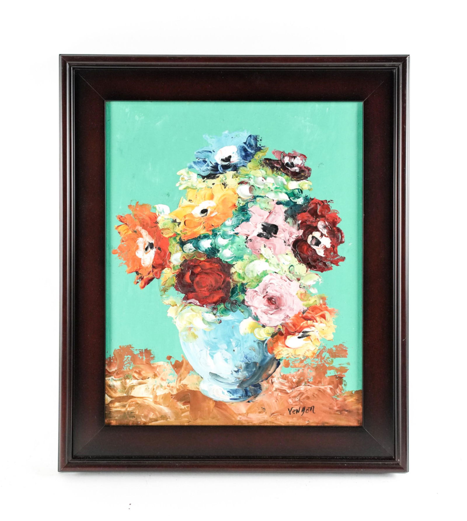 MODERN SIGNED O/C STILL LIFE (1 of 8)