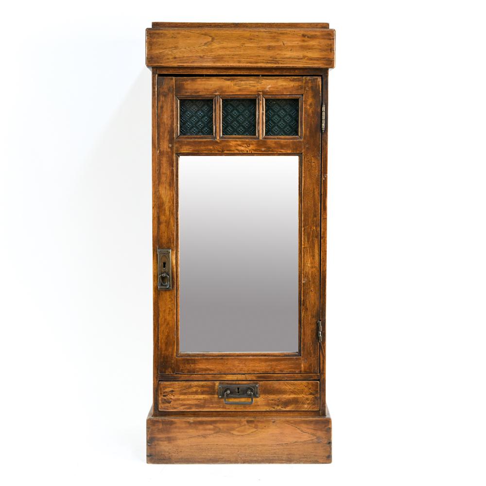 ANTIQUE MIRRORED CABINET (1 of 13)