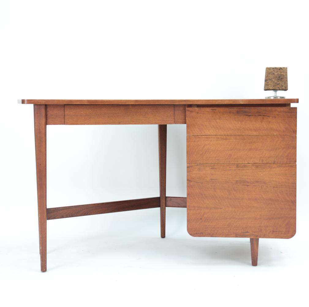 MID-CENTURY SINGER BOOMERANG DESK ETC (1 of 20)